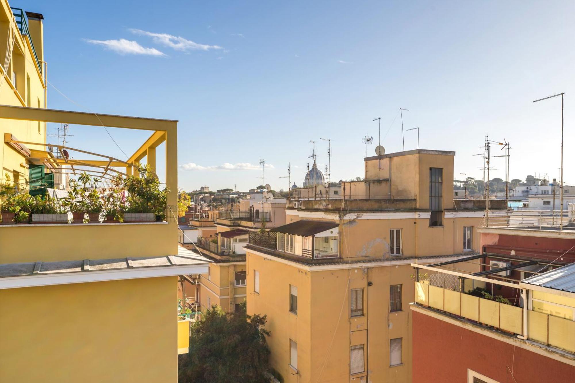 Welcome Dhome - Cozy Penthouse With St. Peter View Roma Esterno foto